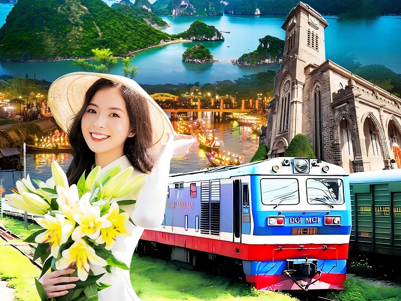 全国首发境外米轨旅游专列【越南全景•下龙湾•首都河内•会安•芽庄•美奈