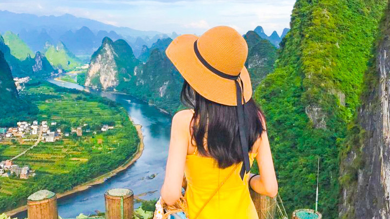 桂林象鼻山•漓江阳朔•遇龙河竹筏•世外桃源 四天三晚游【遇见兴