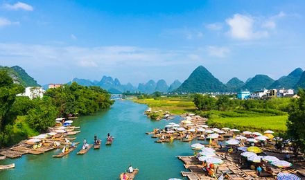 遇龙河漂流