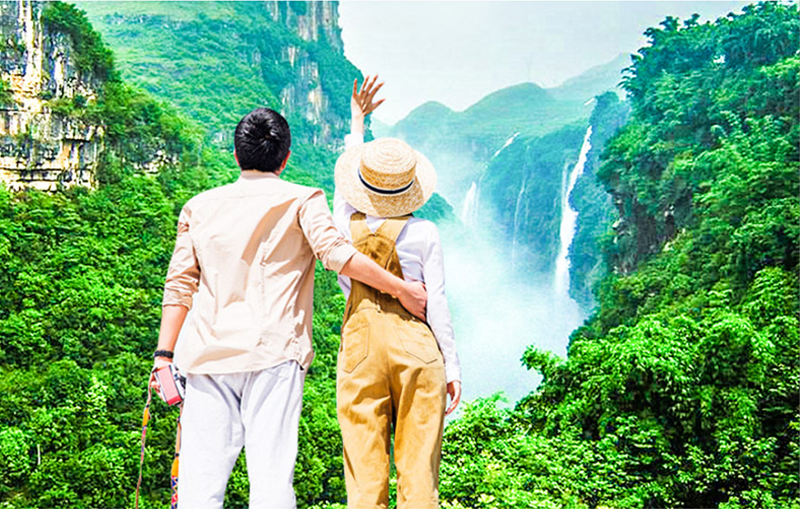 【广西全景5天游】德天跨国瀑布•通灵峡谷•巴马长寿乡•北海银滩•涠洲岛•5天4晚游