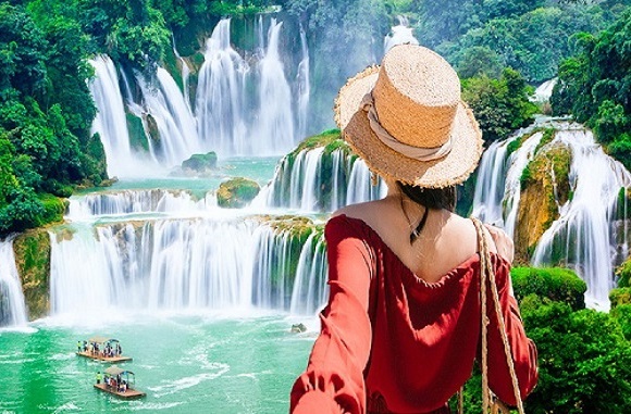 德天跨国瀑布纯玩一日游【德天全景360°游】