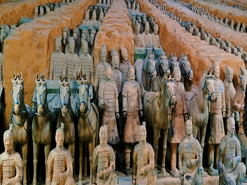 西安•秦始皇陵兵马俑•华清宫骊山•大唐不夜城•大慈恩寺•大雁塔 双飞5天